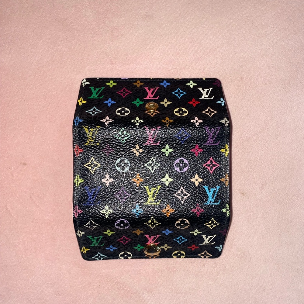 Louis Vuitton Murakami Multicolor Black Key Holder Wallet - Picture 2 of 7